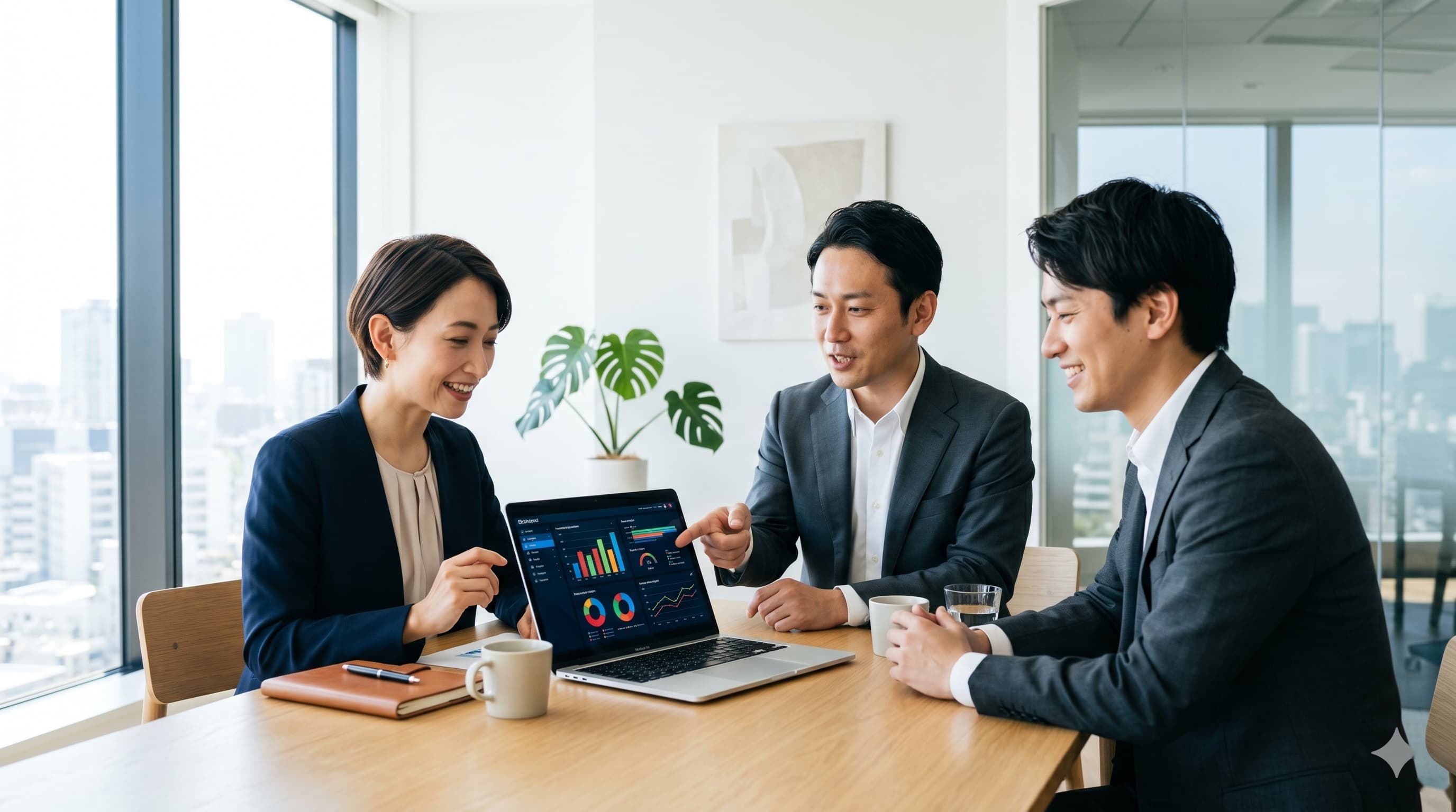 データを活用して成果を出すビジネスチーム